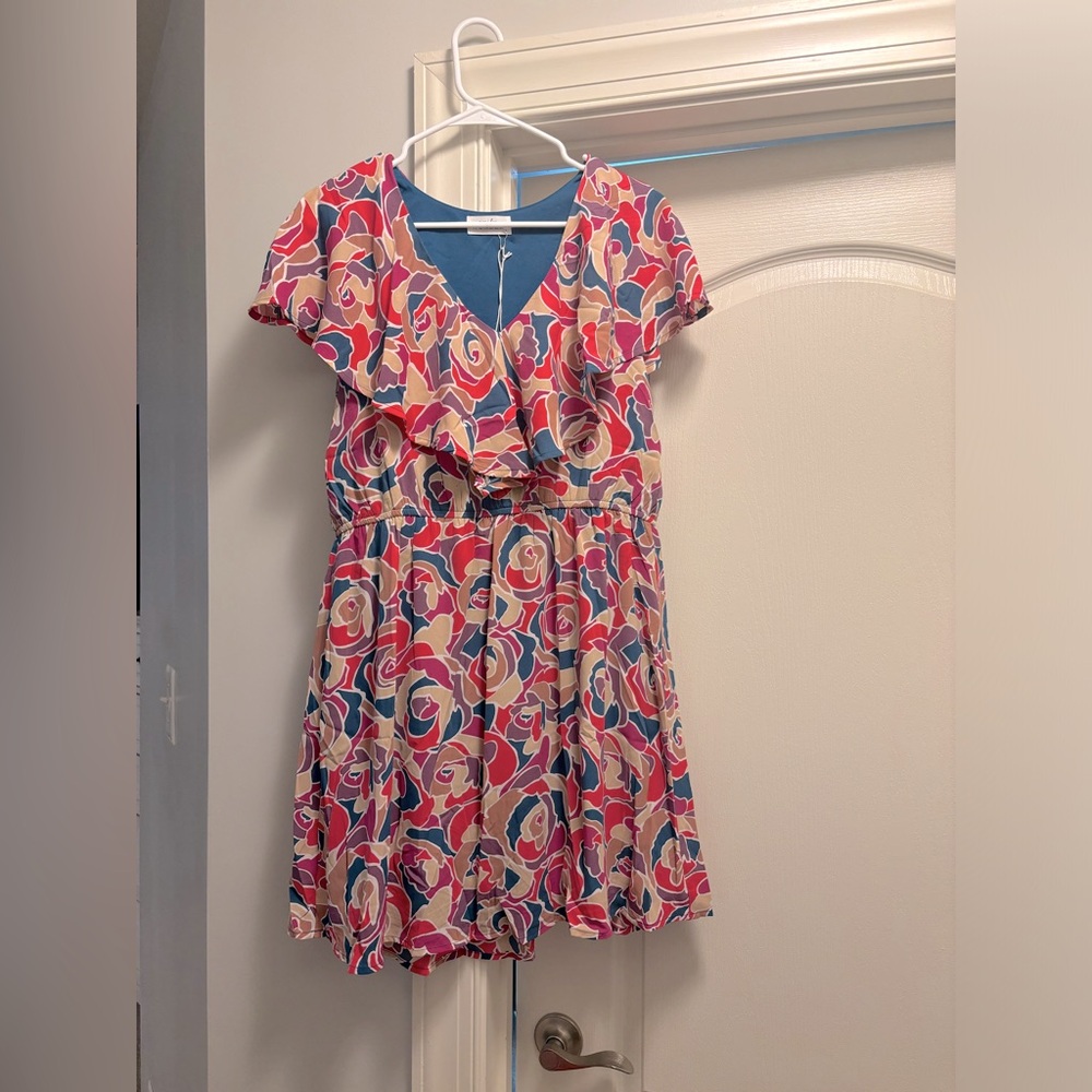 Emily Wonder Floral Short Sleeve Dress